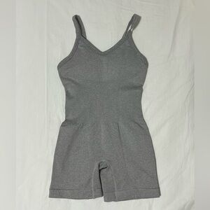 Grey athletic romper